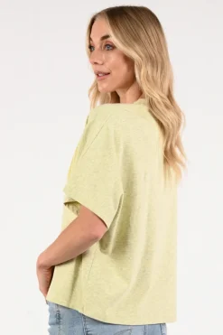 Aimée the label benjamin T-shirt korte mouw Licht geel