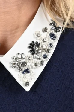 Aimée the label collar Sjaal Wit