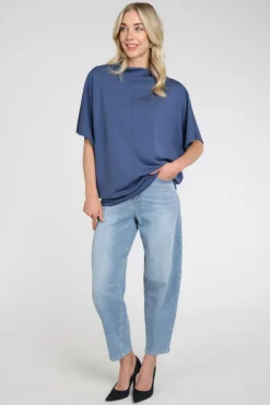 Aimée the label erik Sweater Vergrijsd blauw