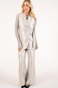 Aimée the label faith Broek Zilver