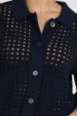 Aimée the label gina Vest Marine