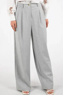 Aimée the label lux Broek Licht grijs