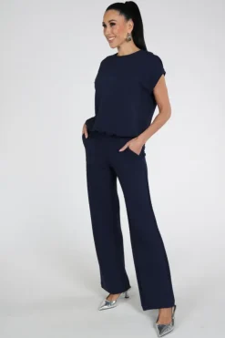 Aimée the label maris T-shirt korte mouw Marine