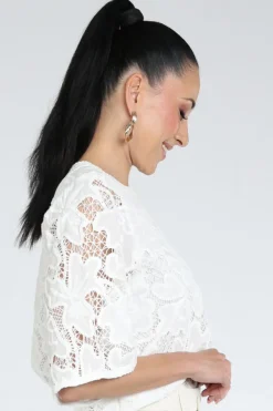 Beaumont BC47920261 Blouse korte mouw Wit