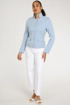 B Three june Blazer Licht blauw