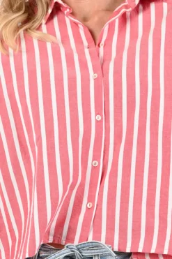 By-Bar 26112057  Blouse lange mouw Rood