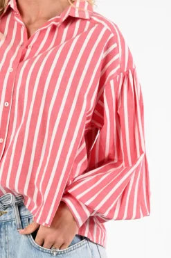 By-Bar 26112057  Blouse lange mouw Rood