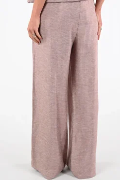 By-Bar celin gloss pants Broek Oud rose