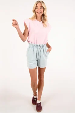 By-Bar 26218509 Short Light blue denim
