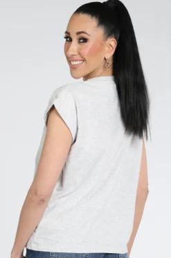 By-Bar 26211015 T-shirt korte mouw Licht grijs