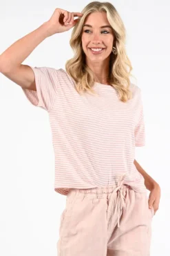 By-Bar 26211004  T-shirt korte mouw Roze