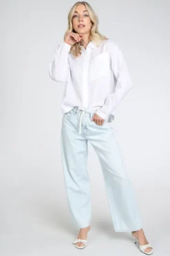 Cambio Baggy 9108012104 Jeans Light blue denim