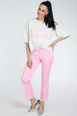 Cambio Farah 7641042704 Broek Pink