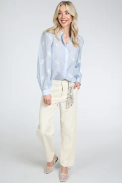 Cambio orelie 7609011101 Broek Vanille