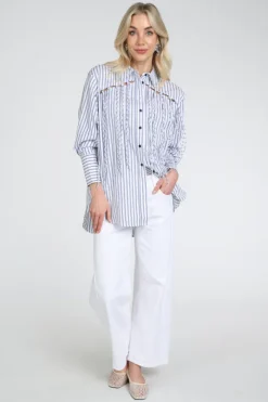 Cambio oria 9049006217 Jeans White denim