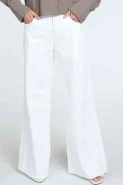Cambio Palazzo 9042 Jeans White denim