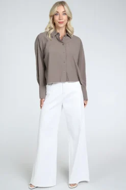Cambio Palazzo 9042 Jeans White denim