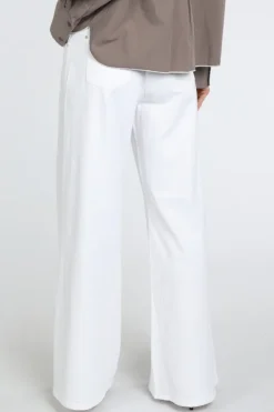 Cambio Palazzo 9042 Jeans White denim