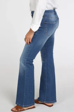 Cambio Paris flared Jeans Blue denim