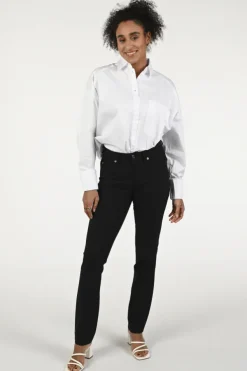 Cambio Paris long Broek Zwart