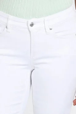 Cambio Piper long Jeans White denim