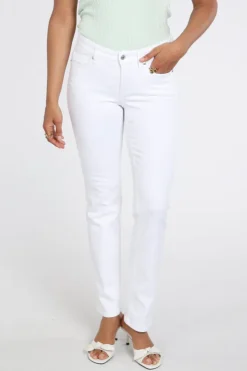 Cambio Piper long Jeans White denim