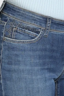 Cambio Piper short Jeans Blue denim