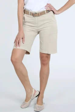 Cambio Stella bermuda Short Beige