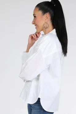 Caroline Biss 1679 Blouse lange mouw Wit