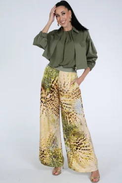 Caroline Biss 1825 Bomber Kaki
