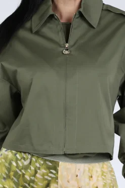 Caroline Biss 1825 Bomber Kaki
