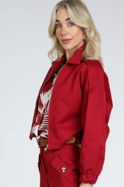 Caroline Biss 1815 Bomber Rood