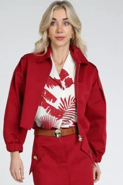 Caroline Biss 1815 Bomber Rood