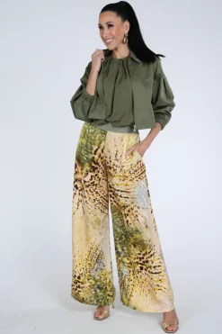 Caroline Biss 1545 Broek Kaki