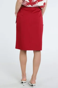 Caroline Biss 1715 Rok recht kort Rood