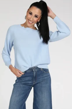 Caroline Biss 1207 Trui Licht blauw