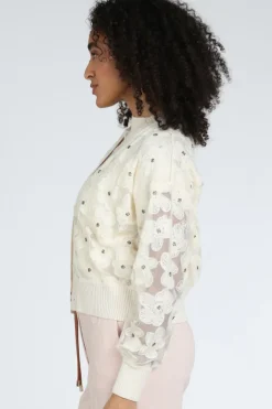 Caroline Biss 1212 Vest Ecru