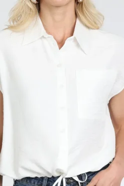Catnoir 2492 Blouse mouwloos Off white