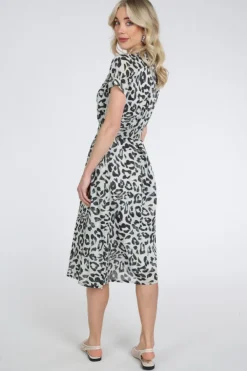 Catnoir 3352-2 Jurk korte mouw Blauw