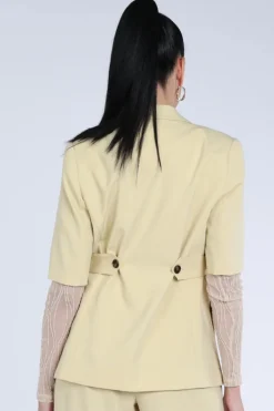 Co'couture 40026 Blazer Licht geel