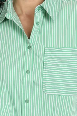 Co'couture 45055 Blouse lange mouw Groen
