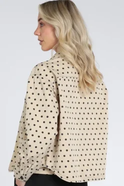 Co'couture 45099 Blouse lange mouw Zand