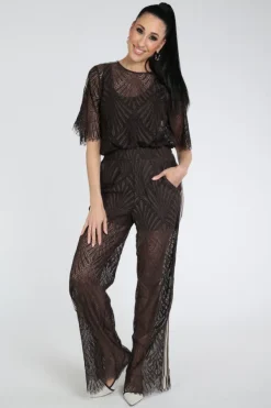 Co'couture 41084 Broek Donker bruin