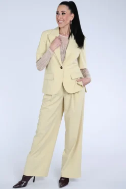 Co'couture 41061 Broek Licht geel