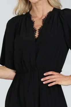 Co'couture 46067 Jurk korte mouw Zwart