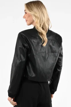 Co'couture 40001 Leren blazer Zwart