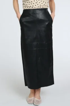 Co'couture 34208 Leren rok Zwart