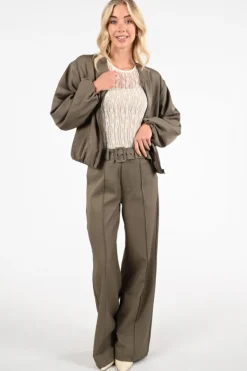 Co'couture 41038 LunaCC Broek Taupe
