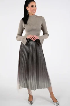 Co'couture 34211 Rok wijd lang Bruin
