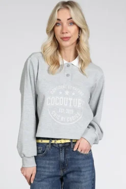 Co'couture 47009 Sweater Licht grijs